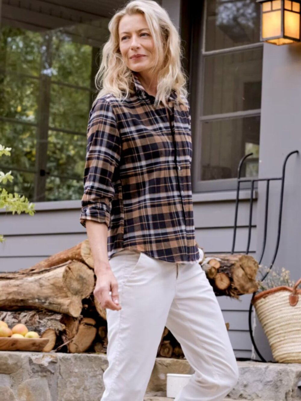 Frank and Eileen Barry Shirt Flannel plaid. Xl NWOT